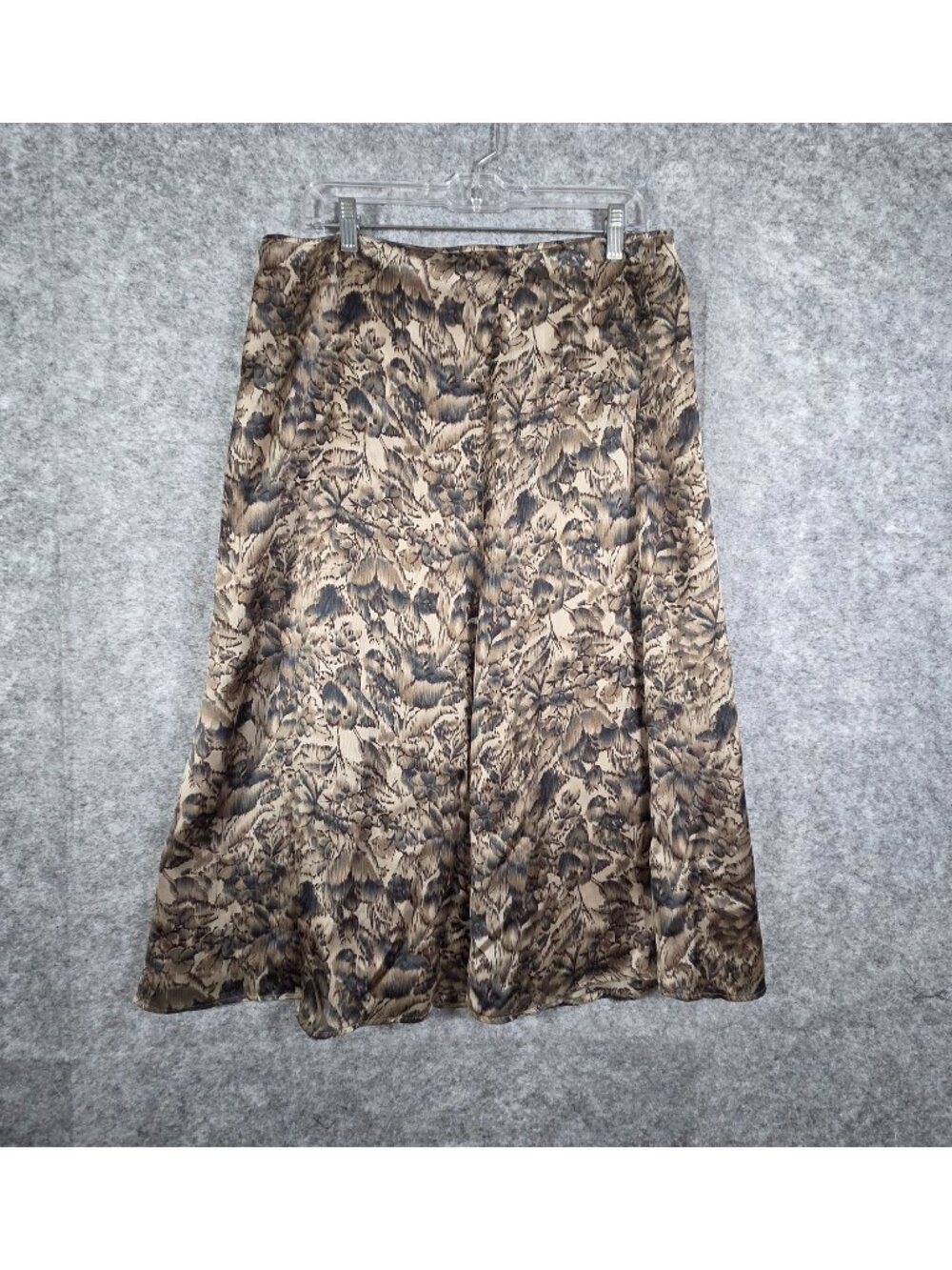 Jones Wear Women's Midi Skirt Multi Color Alined Lined Size 12 Office Career